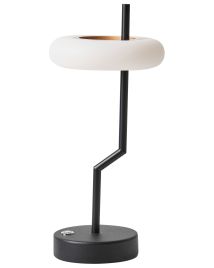 Wireless LED Table Lamp ALVIELA With Dimmer Metal Black
