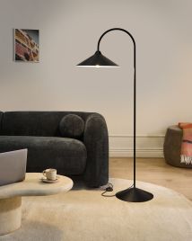 FEQEXI Metal Floor Lamp - Black