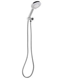 CRUXDEN Shower Head and Hose Kit - Silver
