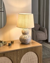 TACOVI Table Lamp - White and Blue