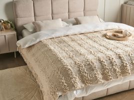 BUDERO Fabric Blanket - Off-White, 150cm