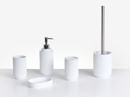 WITBOURNE 5-Piece Bathroom Accessories Set - White
