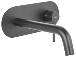 BARDONWELL Wall Mounted Basin Mixer Tap Brass - Black