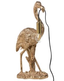 CAVERSDON Table Lamp Flamingo - Gold