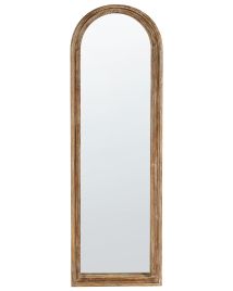 MORDENWELL Wood Wall Mirror - Light Brown