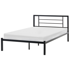 CUSSETTA Small Double Metal Bedframe - Black