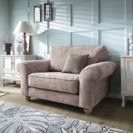 Ingrid Cuddle Chair - Woodrose