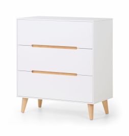 Alicia 3 Drawer Storage Chest - White