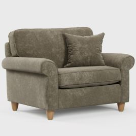 Armchair - COASTAL Fabric - Winter Moss 123cm