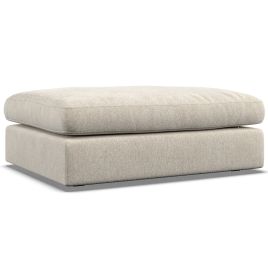 Footstool - SOVA Fabric Ivory