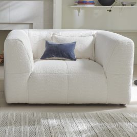 Armchair - ESSAOUIRA Fabric Coconut Milk