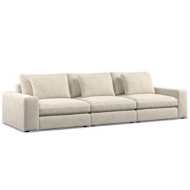 3 Seater Sofa - SOVA Fabric Ivory