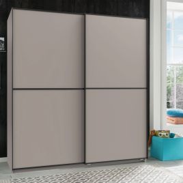 URBAN 2 Door Sliding Wardrobe Grey - 180cm