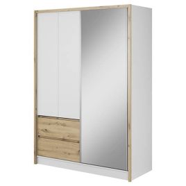 Maharashtra Sliding Door Wardrobe 154cm - Oak