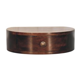 CALIRON Wall Mounted Bedside Table - Medium Oak