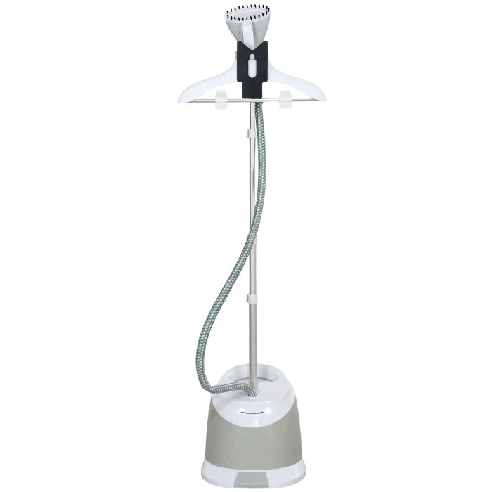 HERON 1800W Standing Clothes Steamer, with Accessories - Grey