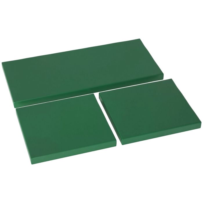 SUNVISTA Outdoor Seat Cushion Pads for Rattan Furniture, 3 PCs Garden Furniture Cushions, Green