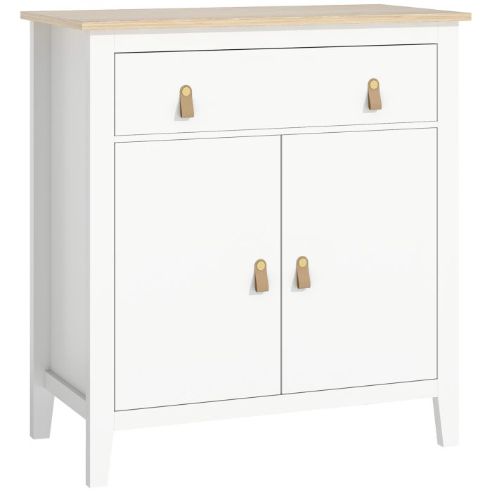 HERON Farmhouse Style Sideboard - White