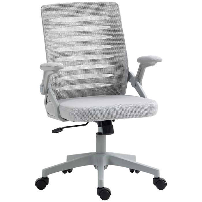 Vinsetto Mesh Office Chair, Swivel Task Computer Chair for Home with Lumbar Support