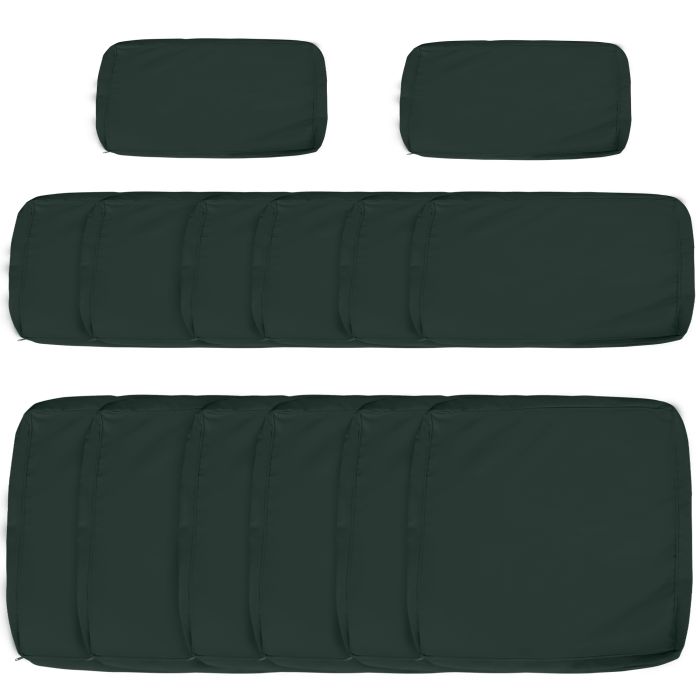 Replacement Cover for Rattan Sofa Cushion - Dark Grey