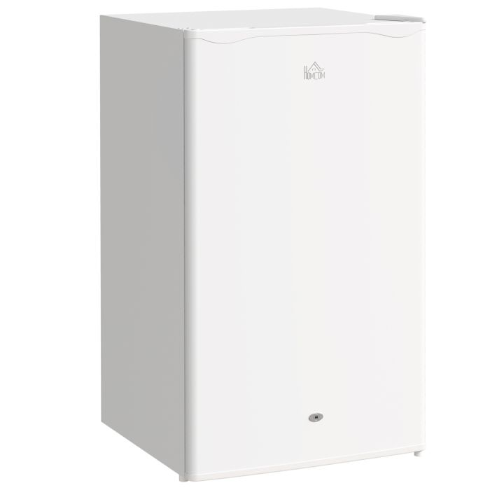 HERON 91L Freestanding Under-Counter Fridge with Lock - White