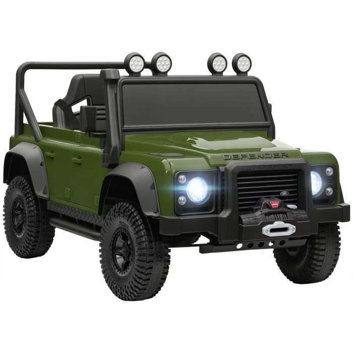 AIVAGO Kids Ride On Car Remote Control Music Horn 4 Spring Suspension - Green