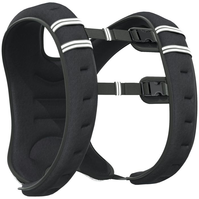 HERON Weighted Vest 10KG with Adjustable Straps, Pocket & Reflective Strips for Cardio Training