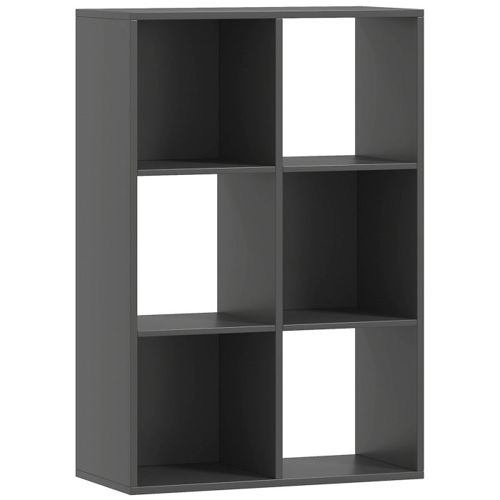 HERON 6 Cube Bookshelf - Black