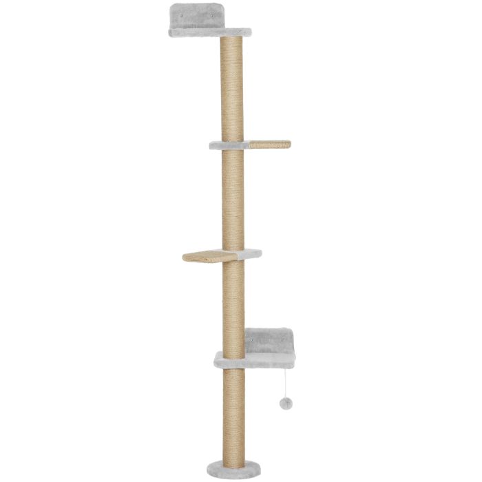 KILBOURNE Cat Wall Shelves Wall Mounted Climbing Platforms - Grey