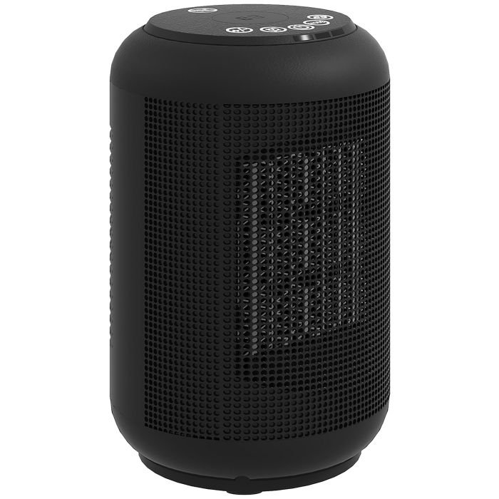 FALEN Electric Heater ABS Ceramic Timer Oscillating - Black