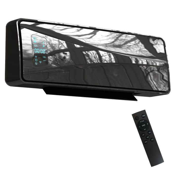 ENLUX Electric Heater ABS Ceramic Wall Mounted - Black