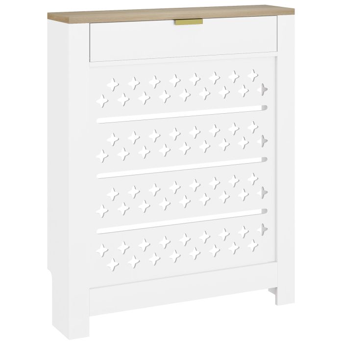 FALRIC Radiator Cover 1 Drawer Design - White