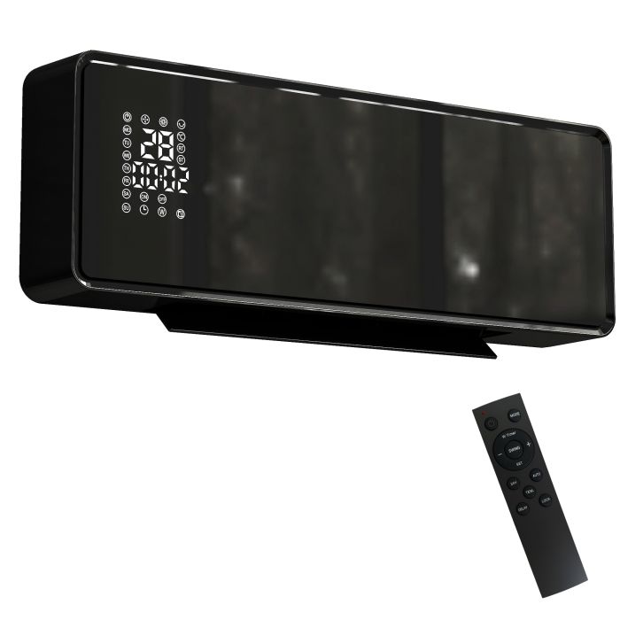 ENLON Electric Heater ABS Ceramic Wall Mounted - Black