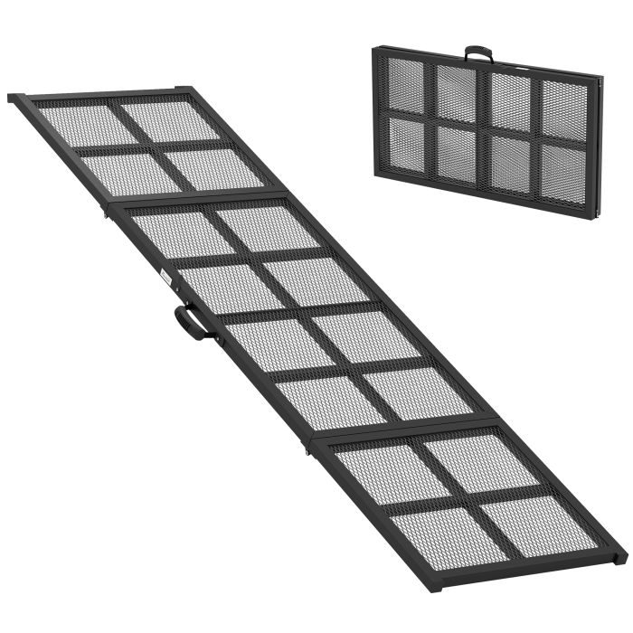 VORNWELL Extra Long Dog Ramp for Car - Black