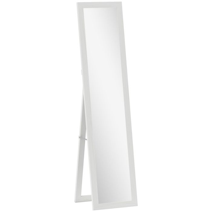 VELENA Glass Full Length Mirror - White