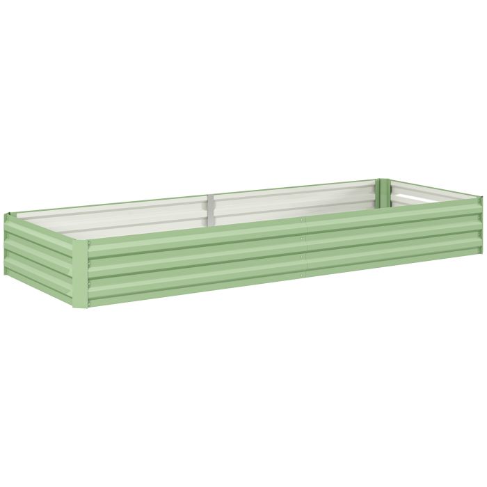 CASTREX Metal Metal Raised Garden Bed - Light Green
