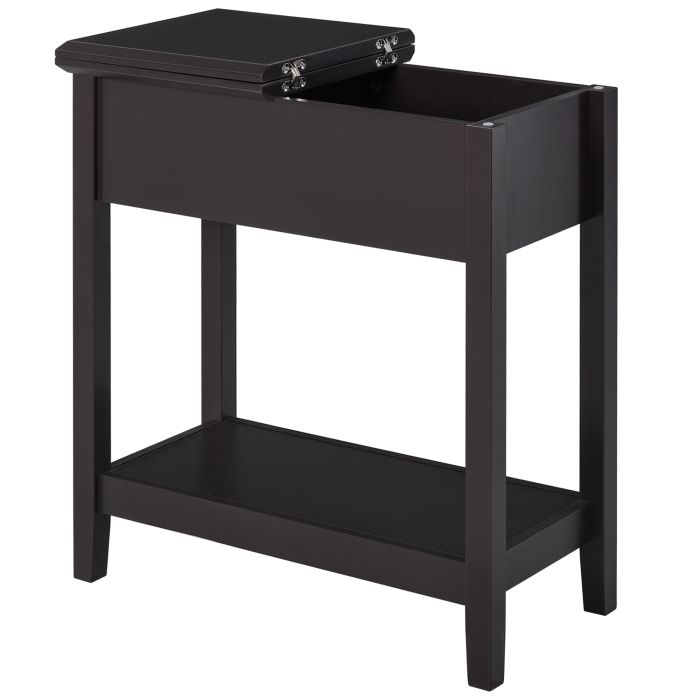 LUXON Wooden Side Table - Medium Wood
