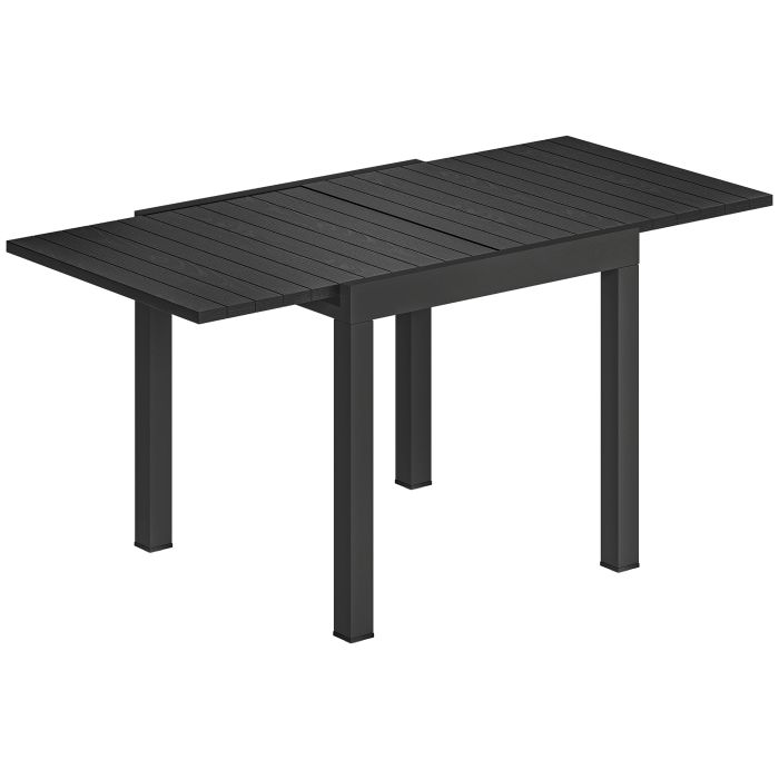 Kenis Black Aluminium Dining Table - 80cm