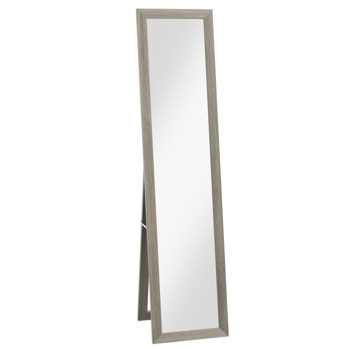 Grey Full Length Mirror - 37cm