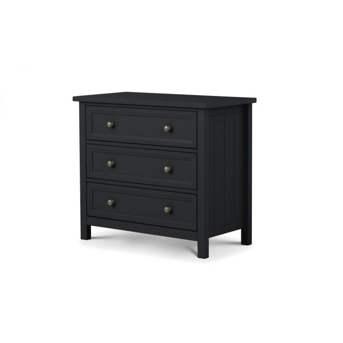 Grey Chest of Drawers - MALTON III Medium Chest 3 Drawers