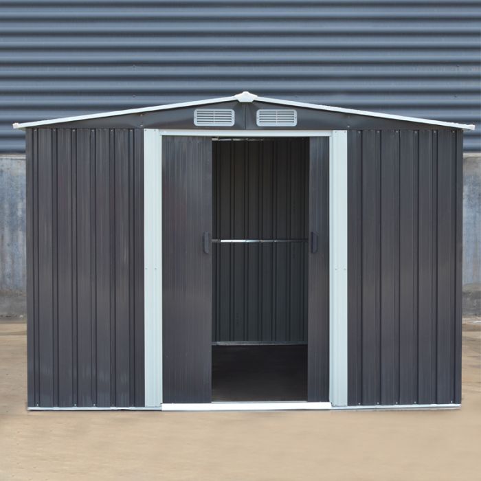 Large Metal Garden Tool Storage Shed