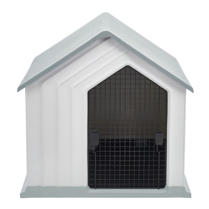 60 Cm H Waterproof Plastic Dog House Pet Kennel With Door
