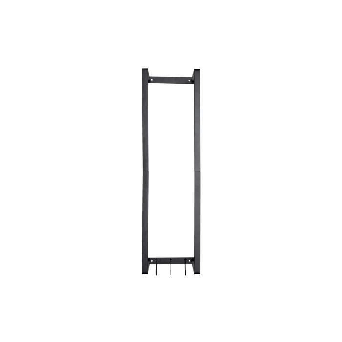 Modern Carbon Steel Wall Towel Rack With Hooks
