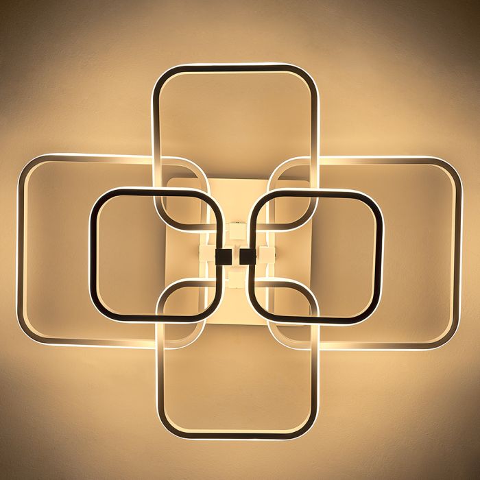 Square Semi Flush Ceiling Light