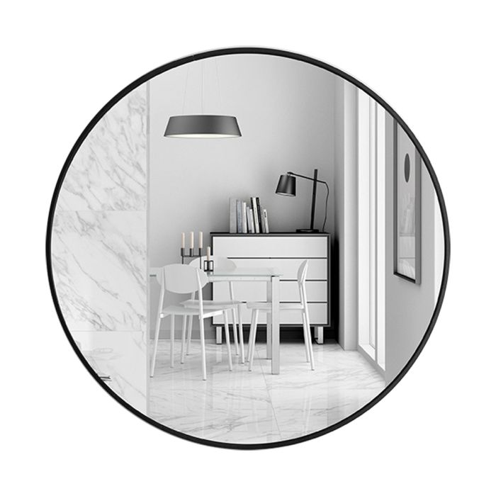 Nordic Wall Hanging Bathroom Mirror 40cm 40X5.5CM