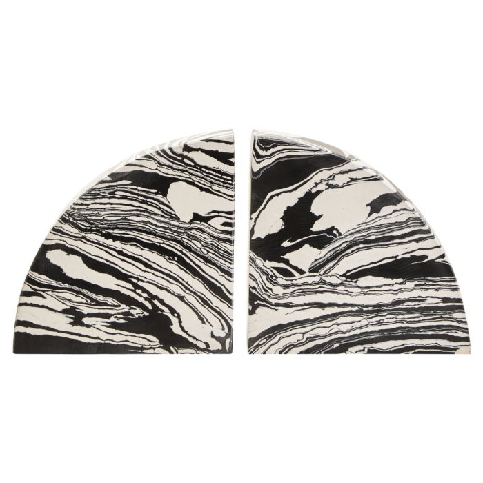 GORLENNE Decorative Marble Bookends Set of 2 - Assorted