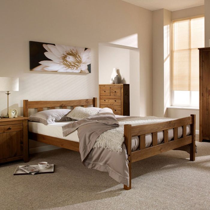 Havana Pine Bed Frame - Kingsize 5ft