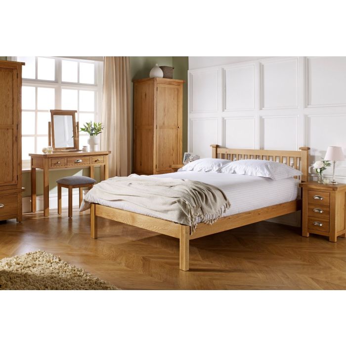 Birlea Woburn Oak Bed Frame - Double 4ft6