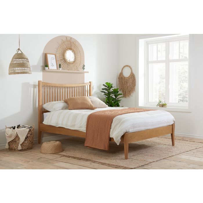 Birlea Berwick Oak Bed - Double 4ft6