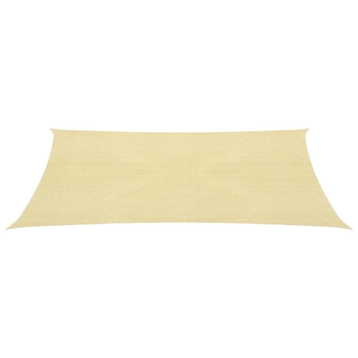 Sunshade Sail HDPE Square 2x2 m Beige